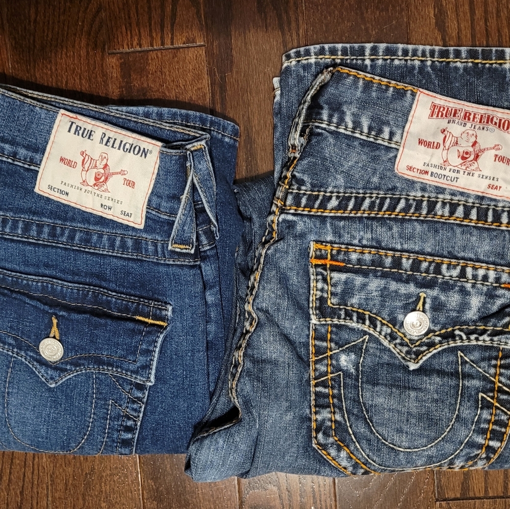 Two pair True Religion Mens Jeans × 2